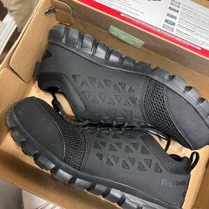 Reebok Black Steel Toe Work shoes